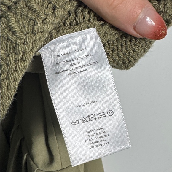 NWT Anthropologie Mare Mare Green Pleated Maxi Dress Olive Green Size XL - Picture 9 of 12